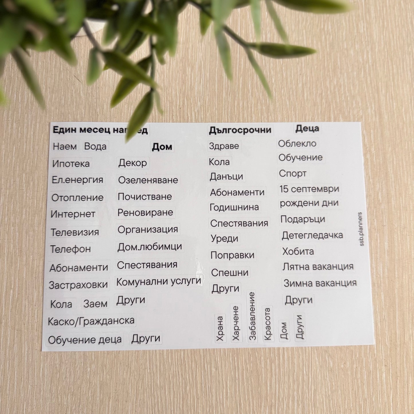 Стикери за парични фондове